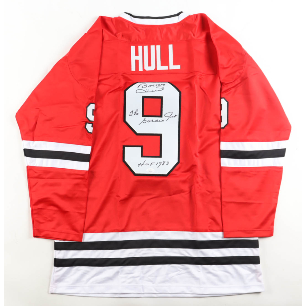 Bobby Hull Signed Jersey Inscribed "The Golden Jet" & "HOF 1983" (JSA) at PristineAuction.com