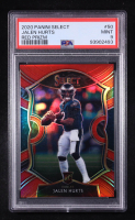 Jalen Hurts 2020 Panini Select Red Prizm #50 RC #97/99 (PSA 9) at PristineAuction.com
