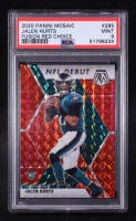 Jalen Hurts 2020 Panini Mosaic Fusion Red Choice NFL Debut #265 RC #12/80 (PSA 9) at PristineAuction.com
