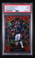 Jalen Hurts 2020 Panini Select Red Disco Prizm #50 RC #12/49 (PSA 9) at PristineAuction.com