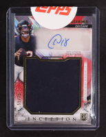 Caleb Williams 2024 Topps Inception Rookie Jumbo Relic Autographs Red #RJRACW #59/75 RC at PristineAuction.com