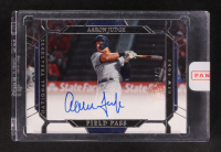 Aaron Judge 2022 Panini National Treasures Field Pass Signatures #24 #28/49 at PristineAuction.com