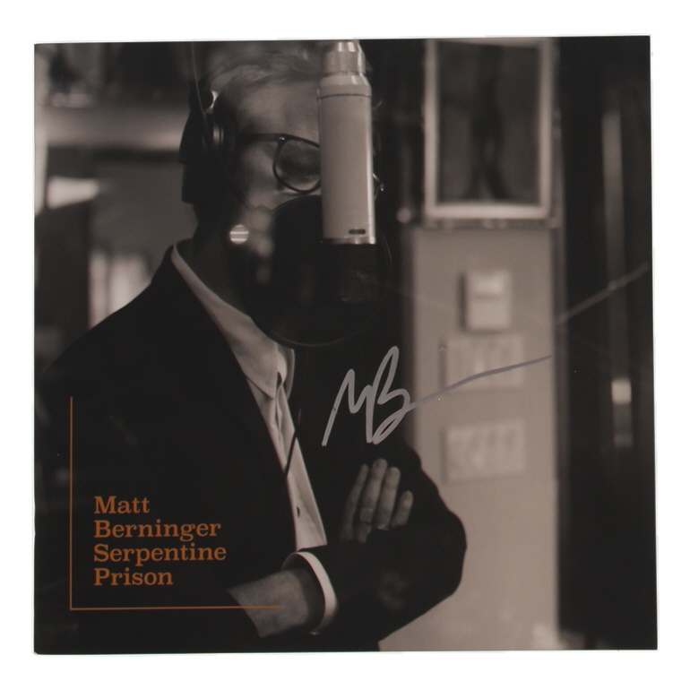 Matt Berninger Signed "Serpentine Prison" Album Booklet (JSA) at PristineAuction.com Matt Berninger Signed "Serpentine Prison" Album Booklet (JSA) at PristineAuction.com