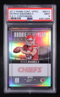 Patrick Mahomes II 2017 Panini Contenders Optic R.O.Y. Contenders #ROY-3 RC #83/99 (PSA 9) at PristineAuction.com