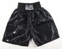 Mike Tyson Signed Title Boxing Trunks (JSA & Tyson) at PristineAuction.com