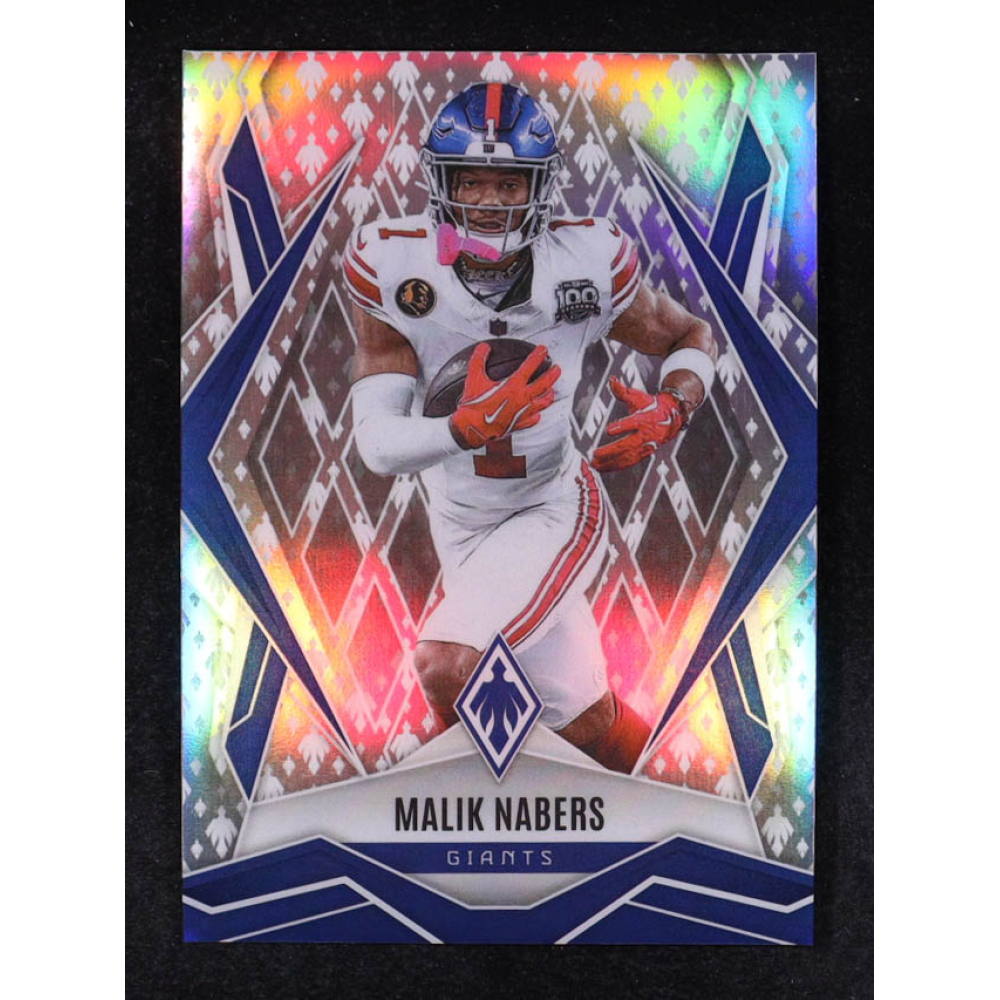 Malik Nabers 2025 Panini Phoenix Phoenix #143 #102/149 at PristineAuction.com