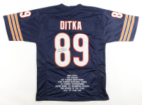 Mike Ditka Signed Career Highlight Stat Jersey (JSA) at PristineAuction.com