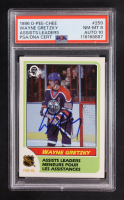 Wayne Gretzky Signed 1986-87 O-Pee-Chee #259 LL (PSA 8 | Auto 10) at PristineAuction.com