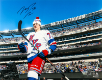 Matt Rempe Signed Rangers 16x20 Photo (Fanatics) at PristineAuction.com