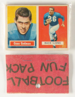1957 Topps Football Card Fun Pack with (10) Cards at PristineAuction.com