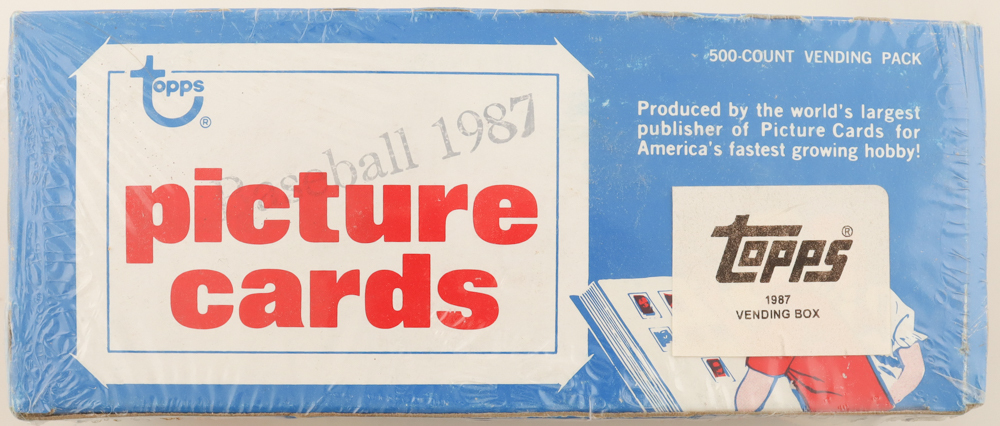 1987 Topps Baseball Picture Cards (500) Count Vending Pack at PristineAuction.com 1987 Topps Baseball Picture Cards (500) Count Vending Pack at PristineAuction.com