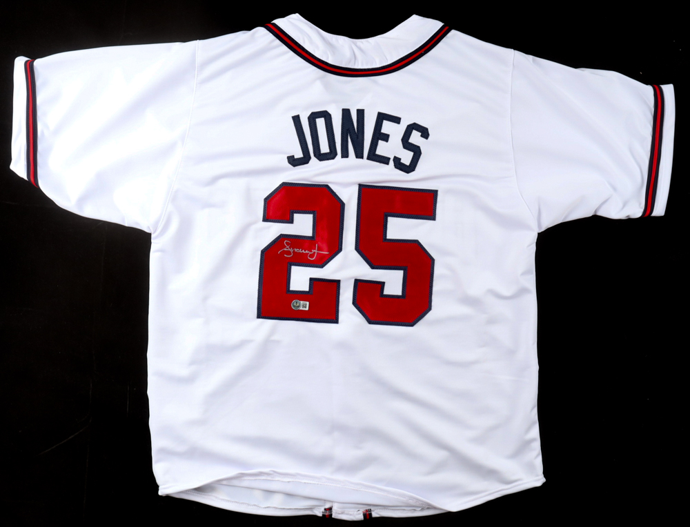 Andruw Jones Signed Jersey (Beckett) at PristineAuction.com Andruw Jones Signed Jersey (Beckett) at PristineAuction.com