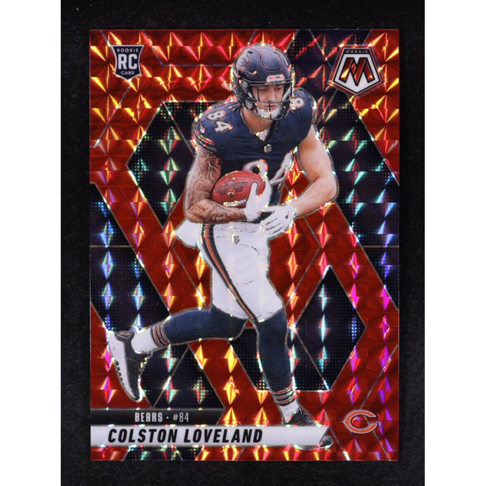 Colston Loveland 2025 Panini Mosaic Mosaic Red #304 RC at PristineAuction.com