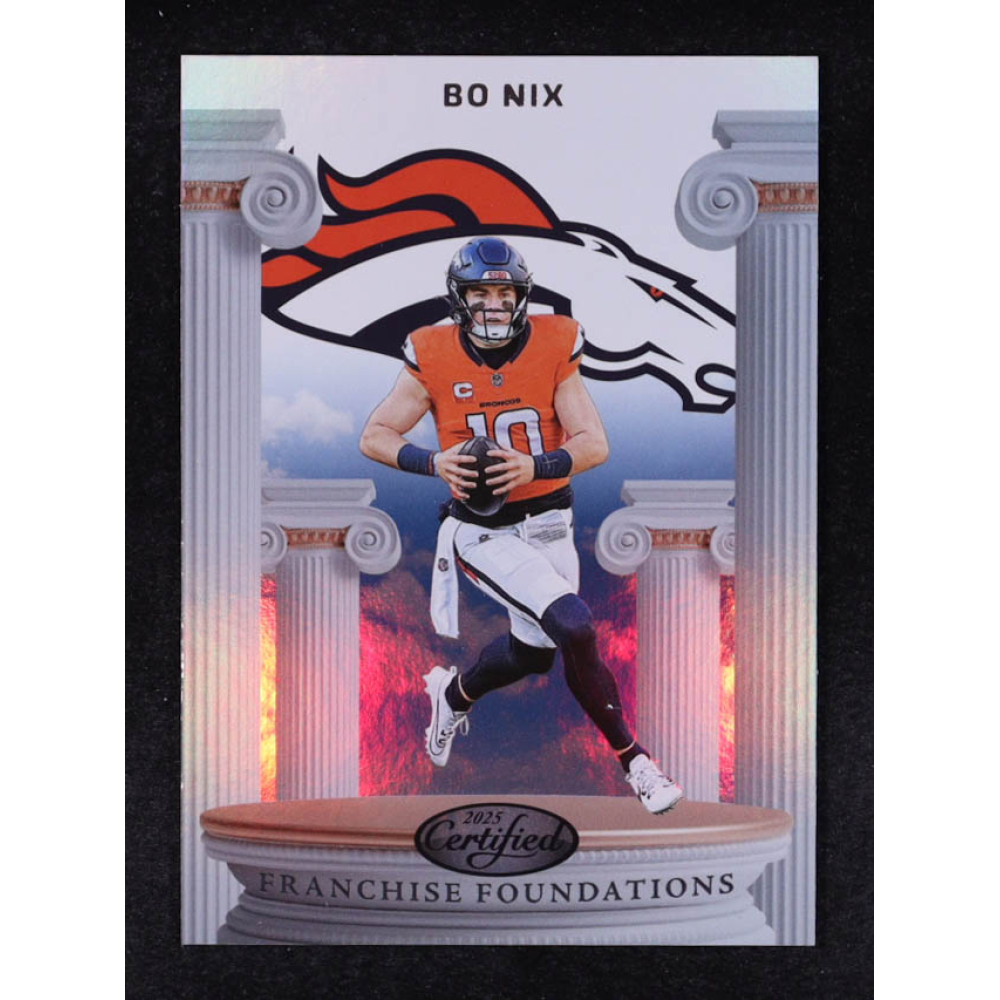 Bo Nix 2025 Certified Franchise Foundations #21 at PristineAuction.com