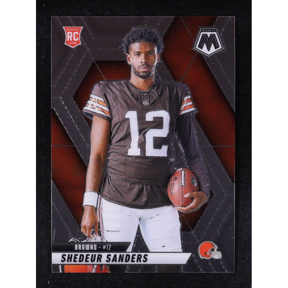 Shedeur Sanders 2025 Panini Mosaic VAR #290 RC at PristineAuction.com