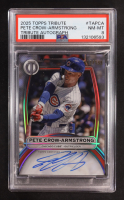 Pete Crow-Armstrong 2025 Topps Tribute Autographs #TAPCA #067/199 (PSA 8) at PristineAuction.com