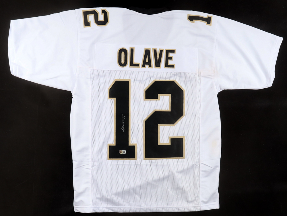 Chris Olave Signed Jersey (Beckett) at PristineAuction.com Chris Olave Signed Jersey (Beckett) at PristineAuction.com