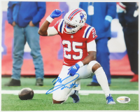 Marcus Jones Signed Patriots 8x10 Photo (JSA) at PristineAuction.com