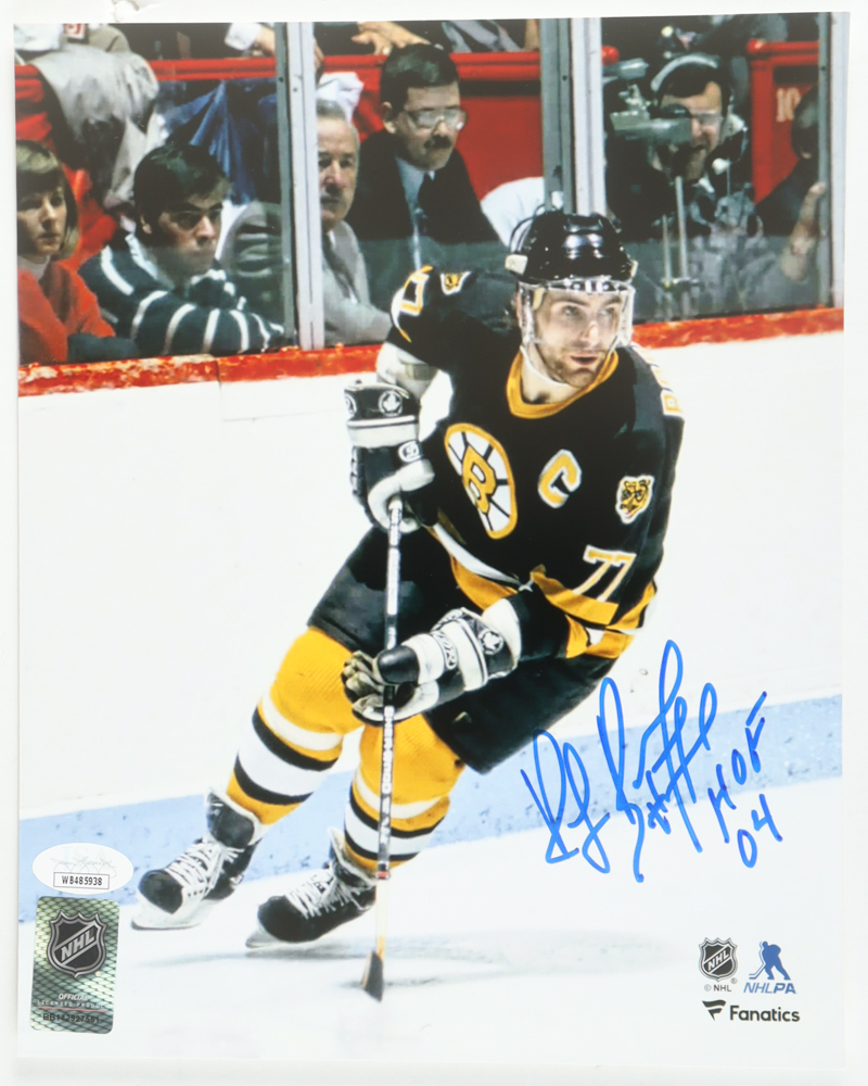 Ray Bourque Signed Bruins 8x10 Photo Inscribed "HOF 04" (JSA) at PristineAuction.com Ray Bourque Signed Bruins 8x10 Photo Inscribed "HOF 04" (JSA) at PristineAuction.com