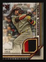Nelson Cruz 2023 Topps Museum Collection Meaningful Material Relics Ruby #MMRNC #04/10 at PristineAuction.com