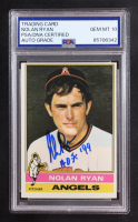 Nolan Ryan Signed 1976 Topps Inscribed "HOF '99" #5 (PSA | Autograph Graded PSA 10) at PristineAuction.com