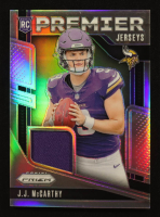 JJ McCarthy 2024 Panini Prizm Premier Jerseys #8 RC at PristineAuction.com