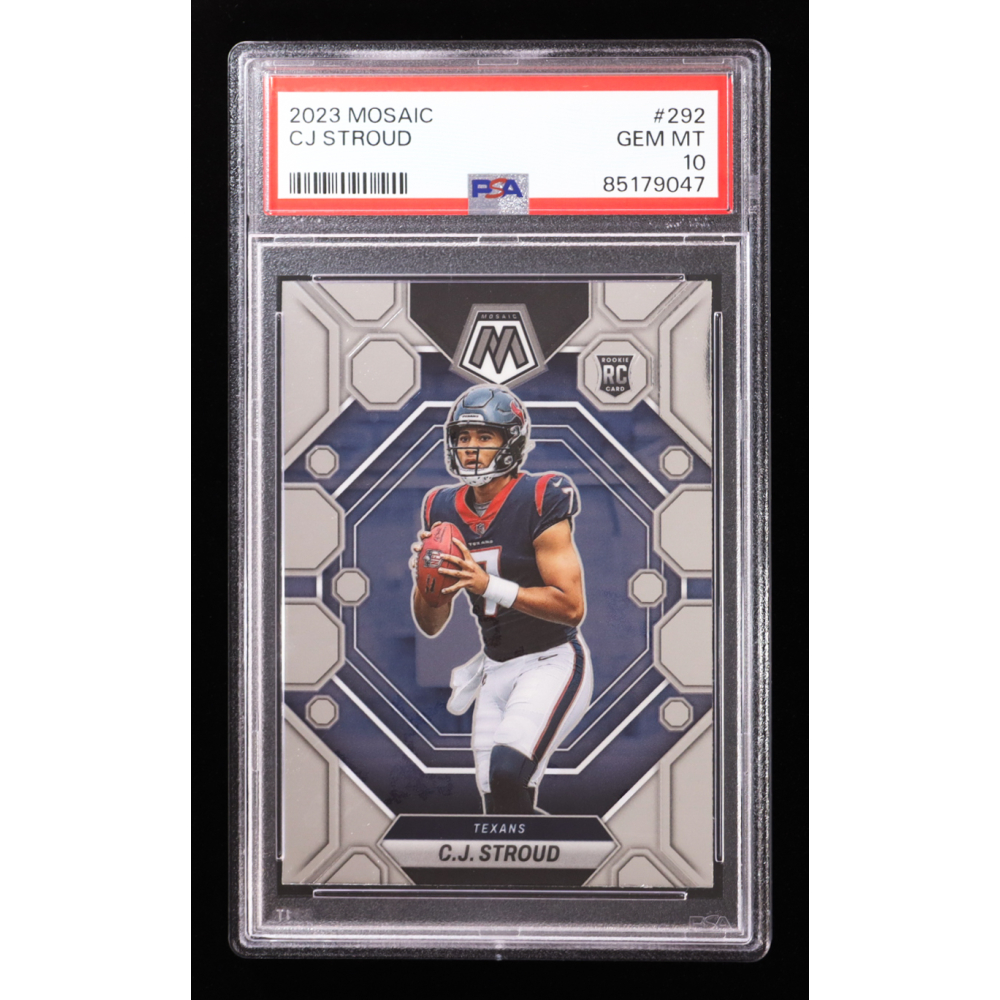 CJ Stroud 2023 Panini Mosaic #292 RC (PSA 10) at PristineAuction.com