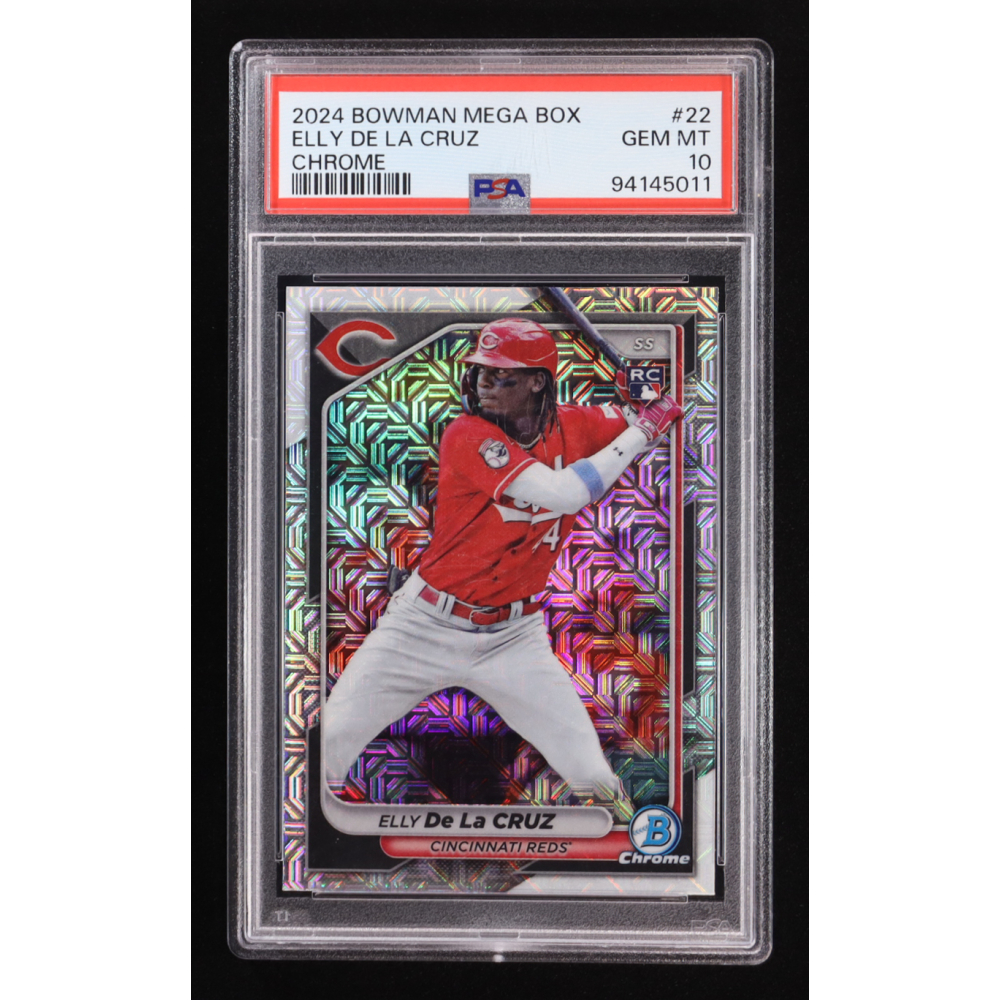 Elly De La Cruz 2024 Bowman Chrome Bowman Mega Box #22 RC (PSA 10) at PristineAuction.com