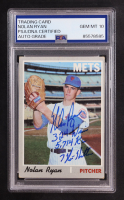Nolan Ryan Signed 1970 Topps Inscribed "324 Wins 5,714 K'S And 7 No-Hitters" #712 (PSA | Autograph Graded PSA 10) at PristineAuction.com