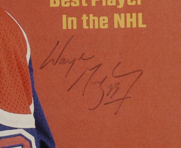 Wayne Gretzky Signed LE Oilers Custom Framed 'Sports Illustrated' Cover Display #7/99 (Steiner & Gretzky) at PristineAuction.com Wayne Gretzky Signed LE Oilers Custom Framed 'Sports Illustrated' Cover Display #7/99 (Steiner & Gretzky) at PristineAuction.com