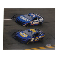 Kyle Larson & Chase Elliott Signed NASCAR 8x10 Photo (PSA) at PristineAuction.com