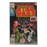 1977 "Star Wars" Issue #4 Marvel Comic Book at PristineAuction.com