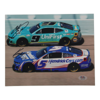 Kyle Larson & Chase Elliott Signed NASCAR 8x10 Photo (PSA) at PristineAuction.com