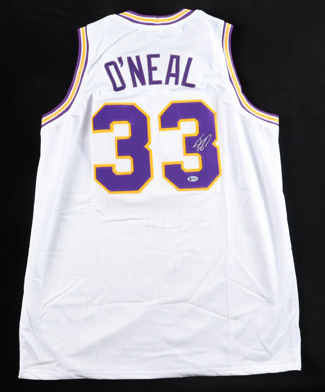 Shaquille O'Neal Signed Jersey (Beckett) at PristineAuction.com Shaquille O'Neal Signed Jersey (Beckett) at PristineAuction.com