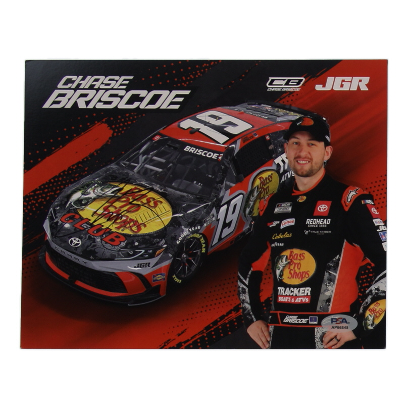 Chase Briscoe Signed NASCAR 8x10 Photo (PSA) at PristineAuction.com Chase Briscoe Signed NASCAR 8x10 Photo (PSA) at PristineAuction.com