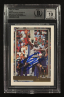 Shaquille O'Neal Signed 1992-93 Topps Gold #362 RC (Beckett | Auto Grade Beckett 10) at PristineAuction.com