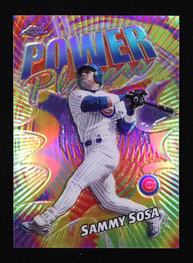 Sammy Sosa 2000 Topps Chrome Power Players Refractors #P16 at PristineAuction.com Sammy Sosa 2000 Topps Chrome Power Players Refractors #P16 at PristineAuction.com