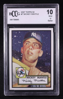 Mickey Mantle 2007 Topps '52 #7 (BCCG 10) at PristineAuction.com