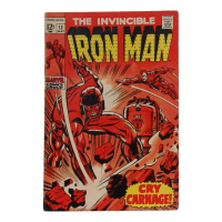 1969 "The Invincible Iron Man" Issue #13 Marvel Comic Book at PristineAuction.com