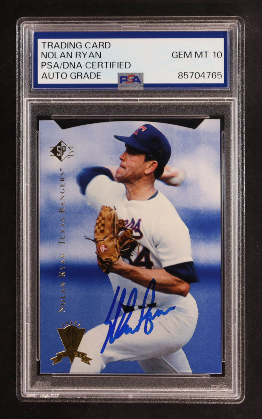 Nolan Ryan Signed 1994 Upper Deck SP Die-Cut #2 (PSA | Autograph Graded PSA 10) at PristineAuction.com Nolan Ryan Signed 1994 Upper Deck SP Die-Cut #2 (PSA | Autograph Graded PSA 10) at PristineAuction.com