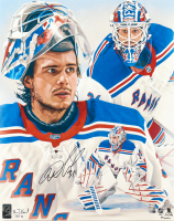 Igor Shesterkin Signed LE Rangers 16x20 Art Print (Fanatics) at PristineAuction.com