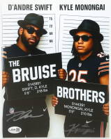 D'Andre Swift & Kyle Monongai Signed Bears 8x10 Photo (JSA) at PristineAuction.com