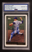 Nolan Ryan Signed 1992 Topps Gold #1 (PSA | Autograph Graded PSA 10) at PristineAuction.com