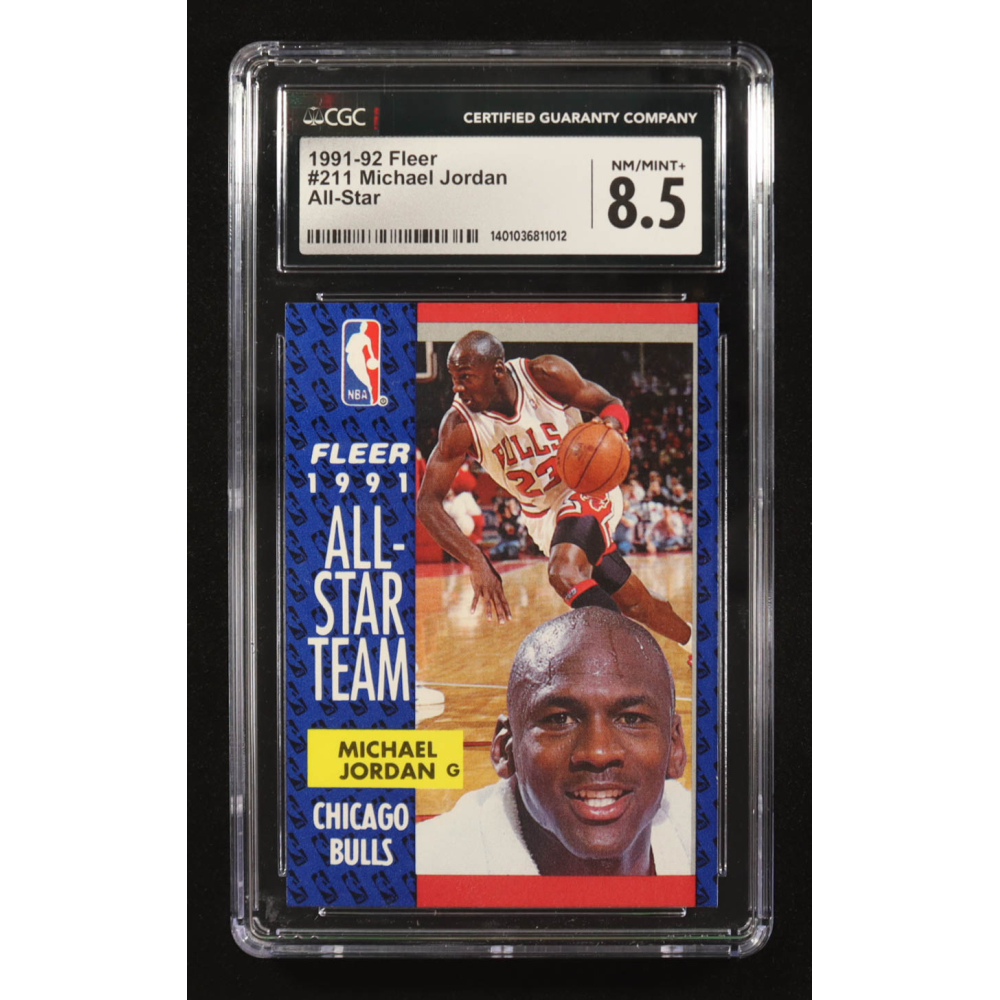 1991-92 Fleer #211 Michael Jordan AS (SGC 8.5) at PristineAuction.com
