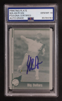 Nolan Ryan Signed 1991 Pacifica Printing Plate (PSA | Autograph Graded PSA 10) at PristineAuction.com