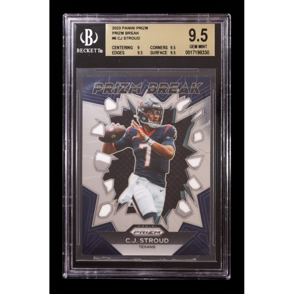 CJ Stroud 2023 Panini Prizm Prizm Break #6 RC (BGS 9.5) at PristineAuction.com
