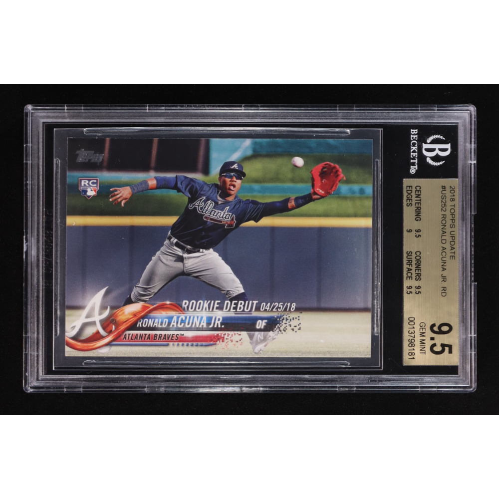 Ronald Acuna 2018 Topps Update #US252 RC (BGS 9.5) at PristineAuction.com