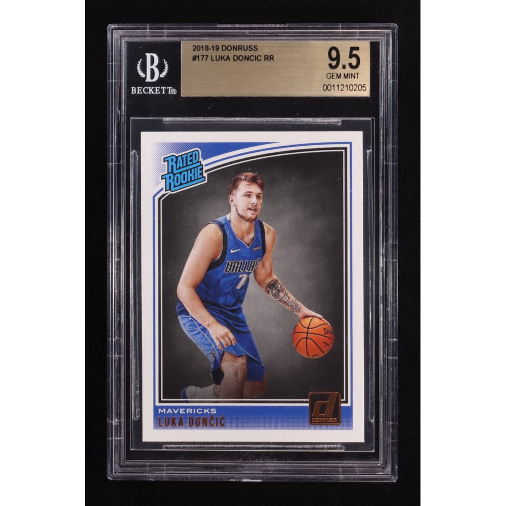 Luka Doncic 2018-19 Donruss #177 RR RC (BGS 9.5) at PristineAuction.com