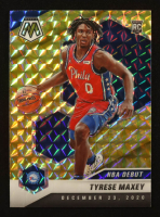 Tyrese Maxey 2020-21 Panini Mosaic Mosaic Reactive Yellow #263 RC at PristineAuction.com