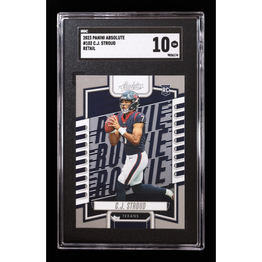 CJ Stroud 2023 Panini Absolute #102 RC (SGC 10) at PristineAuction.com